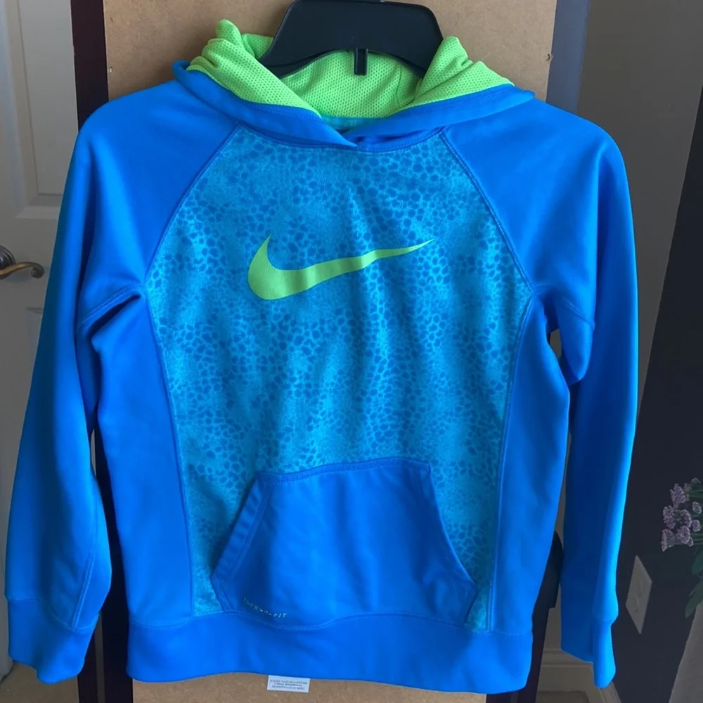 Nike Girls Swoosh Sweatshirt Hoodie L